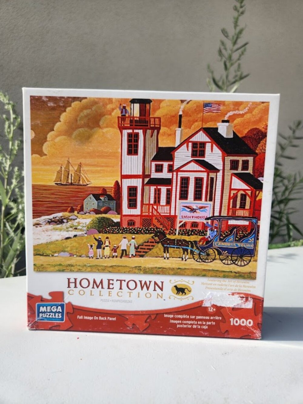 Sunset Visit 1000 Piece Jigsaw Puzzle Hometown Collection Mega Puzzles Artwork